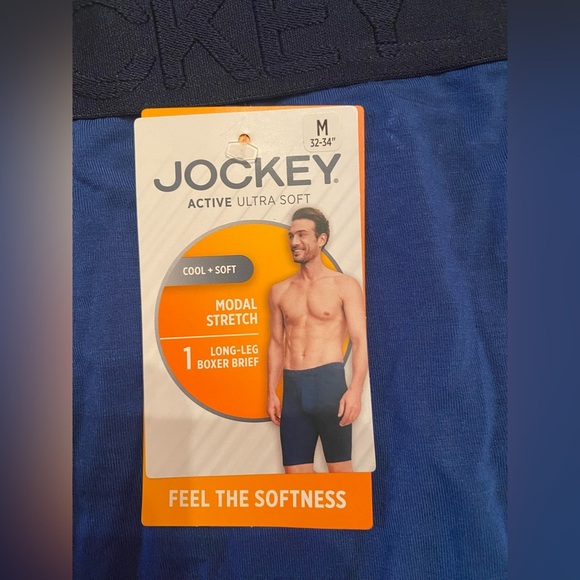 JOCKEY 2 PAIR BOXER BRIEFS ACTIVE ULTRA SOFT MODAL STRETCH MEDIUM 32-34 - Picture 3 of 6